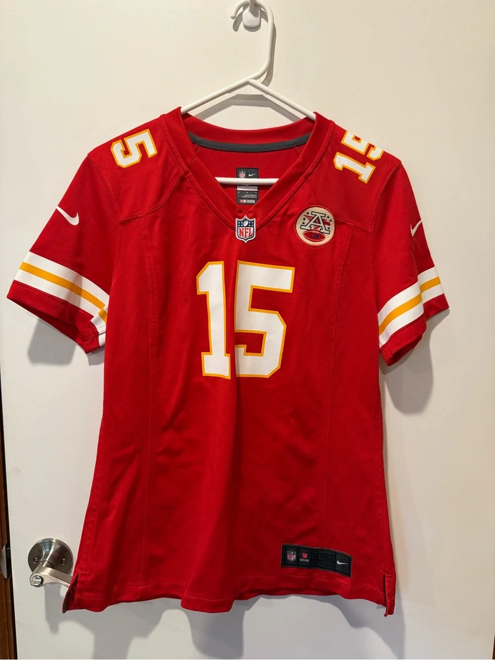 Nike Kansas City Chiefs #15 Red Football Jersey